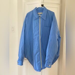 Marni Men's Sky Blue Lightweight Jacket